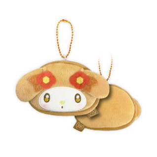 キティミニフェイスポーチ　ほうじ茶　Ｂ