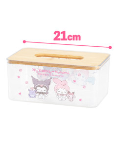 マイメロディ♡クロミ　エンジェルクリアティッシュケース　Ａ