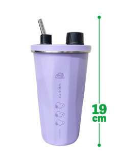 Snoopy - Stainless Tumbler with Straw B