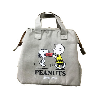 スヌーピー口金ワイヤー保冷ランチ　Ｄ