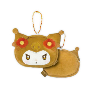 キティミニフェイスポーチ　ほうじ茶　Ｄ