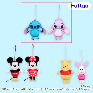 ディズニーキャラクター　ぺたっとペアマスコット　Ｂ