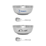 Snoopy - Stainless Steel Rice Bowl Set 2