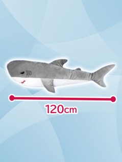 Great White Shark Extra Long BIG Plushy 2 A