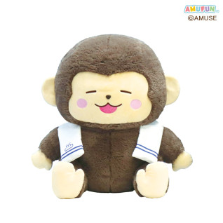 悠閒村猴之助 溫泉日和 超大玩偶 B