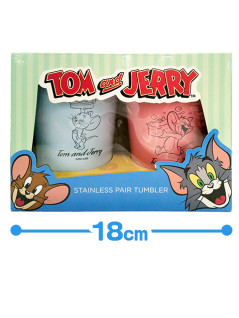 トム＆ジェリー　なかよしステンレスペアタンブラー３　Ａ