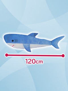 Great White Shark Extra Long BIG Plushy 2 B