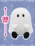 FANS - Black and White Ghost Plushy XL A