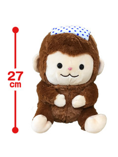 悠閒村猴之助 溫泉日和 JB玩偶 A