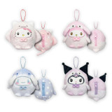 三麗鷗 吉祥物收納包 淡色海洋