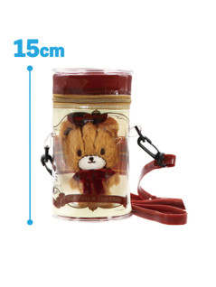 タイニーチャム　ティータイムパーティーマスコット付きクリアポシェット　Ａ