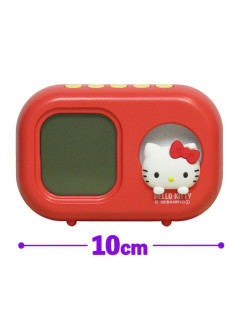 Hello Kitty＆帕恰狗 矽胶吉祥物时钟 A