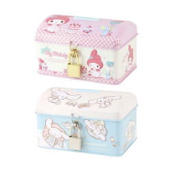 サンリオカギ付き缶バンク２種（マイメロ・シナモロール）