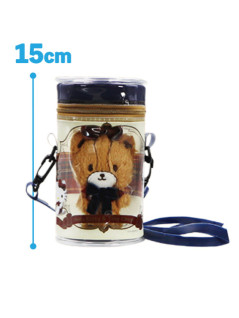 タイニーチャム　ティータイムパーティーマスコット付きクリアポシェット　Ｂ