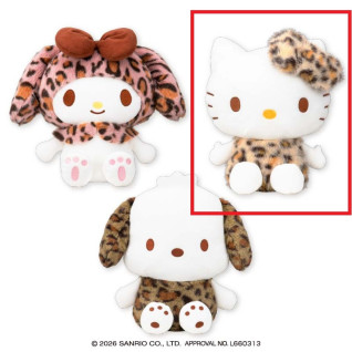 三麗鷗明星角色 豹紋大玩偶1 A