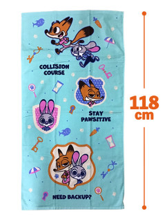 ズートピア２バスタオル