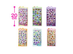 ぷっくりジュエル・ホログラムステッカー