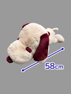 Snoopy - Lying Down BIG Plushy (Bordeaux) A