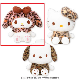 三麗鷗明星角色 豹紋大玩偶1 B