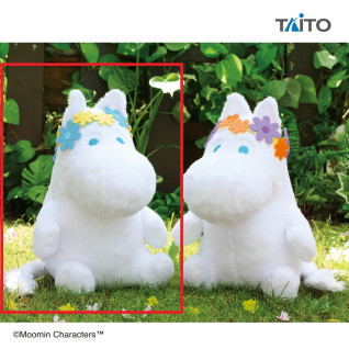 ムーミン　花かんむり　ビッグぬいぐるみ　Ａ