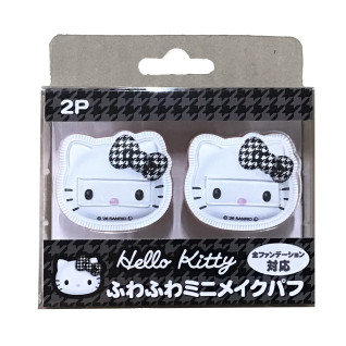 ハローキティダイカットふわふわメイクミニパフ２Ｐ４種ＡＳ　Ａ