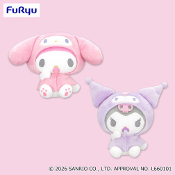 マイメロディ・クロミ　おねむなＢＩＧぬいぐるみ