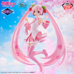 桜ミク　ＢＡＮＰＲＥＳＴＯ　ＥＶＯＬＶＥ　桜ミクフィギュア