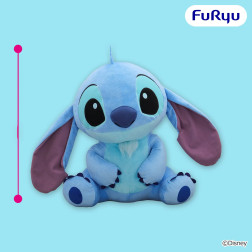 ディズニー　スティッチ　こてっとぺったん超超ＢＩＧぬいぐるみ