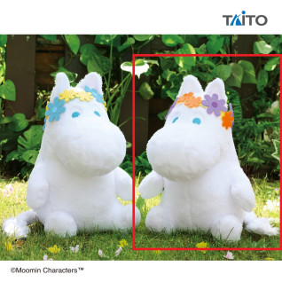 ムーミン　花かんむり　ビッグぬいぐるみ　Ｂ