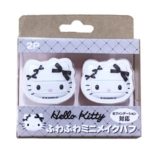 ハローキティダイカットふわふわメイクミニパフ２Ｐ４種ＡＳ　Ｂ