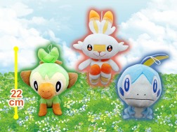 ポケットモンスター でっかいぬいぐるみ サルノリ ヒバニー メッソン オンラインクレーンゲーム トレバ