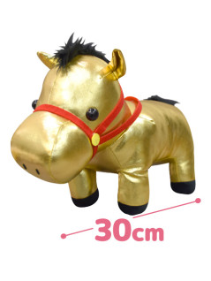 金の馬　ＢＩＧぬいぐるみ