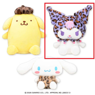 三麗鷗明星角色 豹紋大玩偶2 A