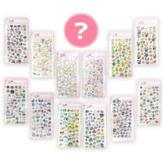 プリティポップ　オーロラぷくぷくシール　※１個ランダム配送