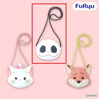 ディズニーキャラクター　ミルキーボア　ぬいぐるみポシェット～ジャック／ディズニーマリー／ニック～　Ａ