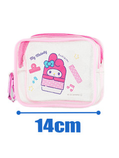 サンリオキャラクターズ　かわいい文房具たちクリアポーチ　Ｃ