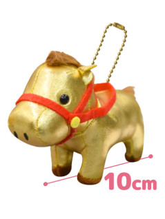 金の馬　マスコットぬいぐるみ　Ｂ