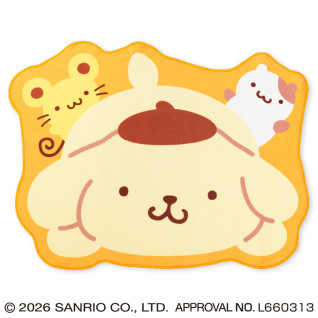 ポムポムプリン　特大ダイカットマット