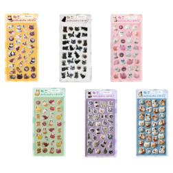 ねこフロッキーぷくぷくキャンディシール