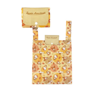 キティ折り畳みエコバッグ　ほうじ茶＆抹茶　Ｂ