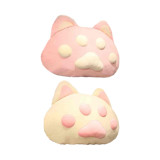 ねこ耳付き肉球ビッグサイズクッション