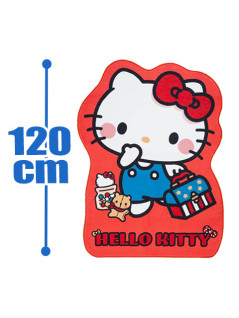 ハローキティ　マイフェイバリットデイズ特大ダイカットマット
