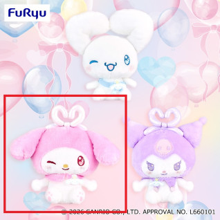 三麗鷗明星角色 蓬鬆愛心氣球大玩偶 B
