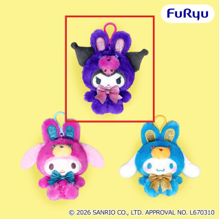 サンリオキャラクターズ　くりっぴぃ　ぬいぐるみ～ビビッドラビット～　Ｂ
