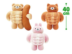 筋肉くまパンＢＩＧぬいぐるみ２