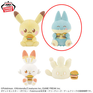 宝可梦和平 玩偶 美味时光~皮卡丘・小卡比兽・炎兔儿・小仙奶~ B