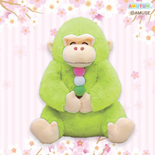 大猩猩 春天到了呢 超大玩偶 C