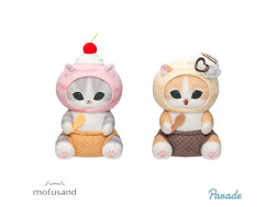 ｍｏｆｕｓａｎｄ　アイスにゃんＢＩＧぬいぐるみ