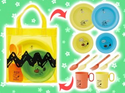 スヌーピー行楽ランチセット ２ｐ オンラインクレーンゲーム トレバ