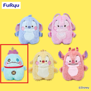 ディズニー　スティッチ　ならべてどーみぃふれんず　マスコット！　Ｃ